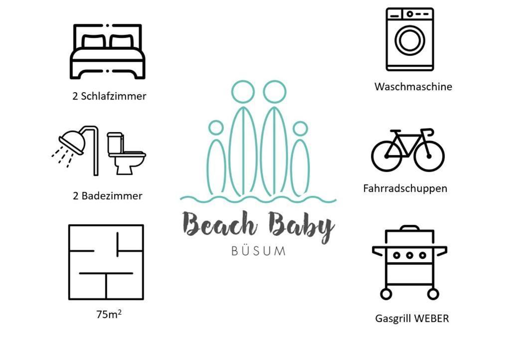 בוסום Ferienwohnung Beach Baby 2 מראה חיצוני תמונה